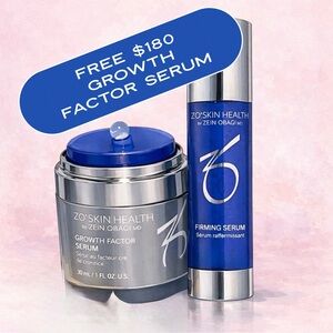 Firming Serum and free Growth Factor Serum + 5 sheet masks NEW ZO Skin Health